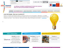 Tablet Screenshot of infoenergie-lr.org
